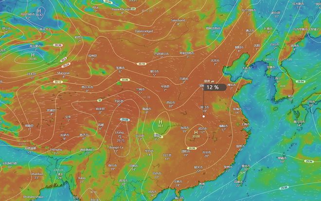 华南急转式回暖春节前确定：染红一片J9九游会新冷空气南下0度线深入(图5)